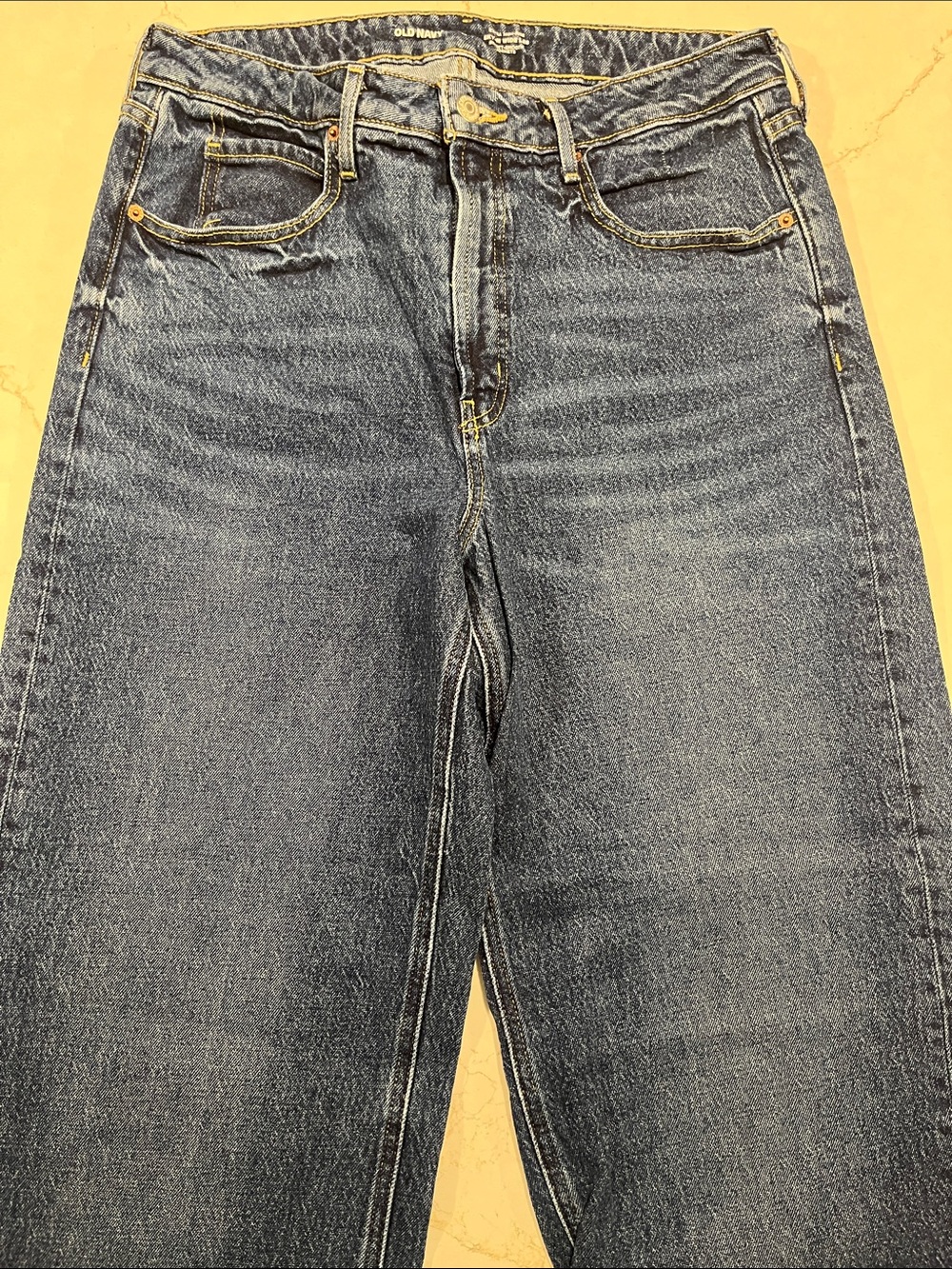 Old Navy women’s extra high rise sky-high wide leg Jeans